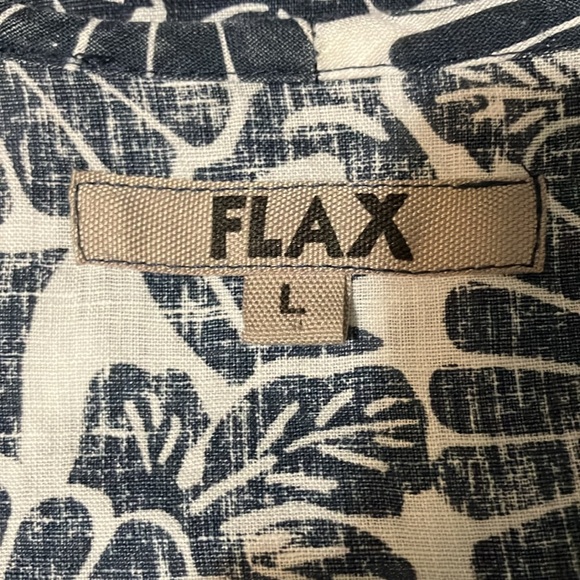 FLAX LINEN, size large. - Picture 2 of 14